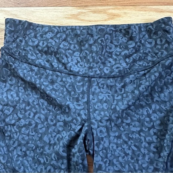 Lululemon Base Pace High-Rise Crop 23" Intertwined Camo Deep Coal Multi Sz 14 - Picture 4 of 13